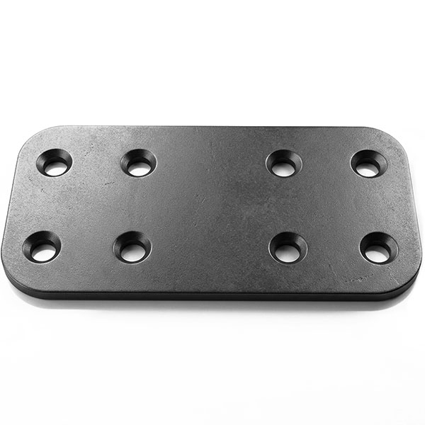 MINUTEX Piastra Giunzione Diritta Leggera MM60X30X2 Acciaio Grafite - MINUTEX